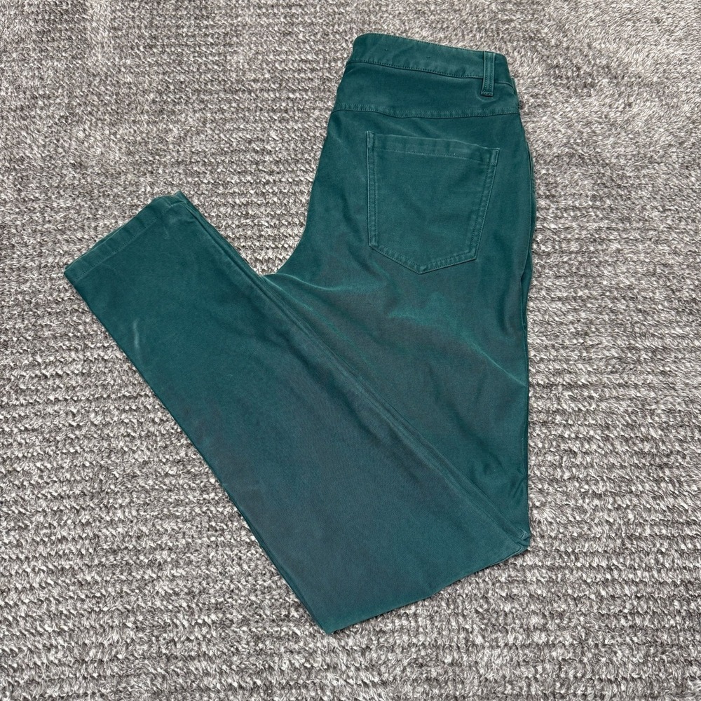 Lululemon Mens Pants Size 32 Green 5 Pocket Stretch Casual